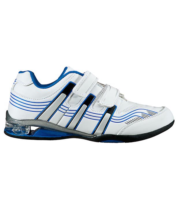 Universal Trendy White & Royal Blue Casual Shoes Price in India- Buy