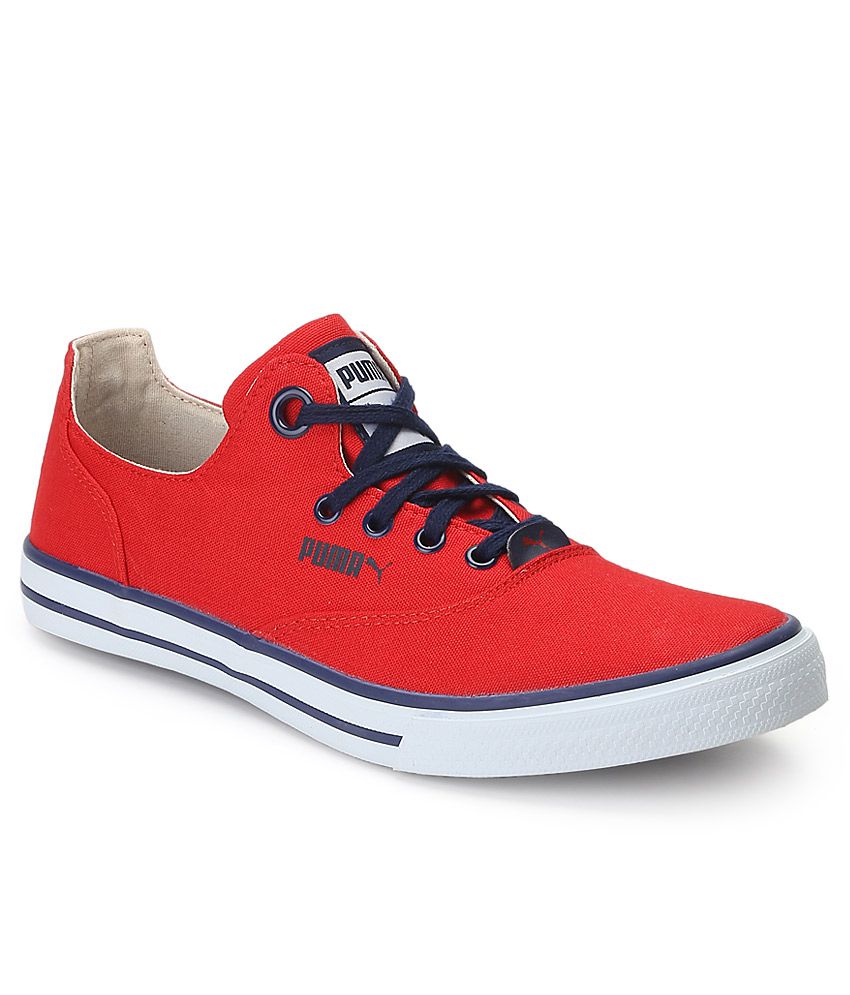 puma shoes red color