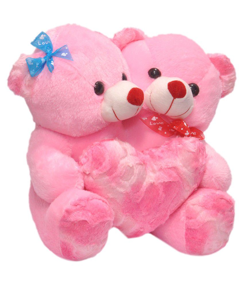 Kashish Toys Pink Teddy Bear stuffed love soft toy for 