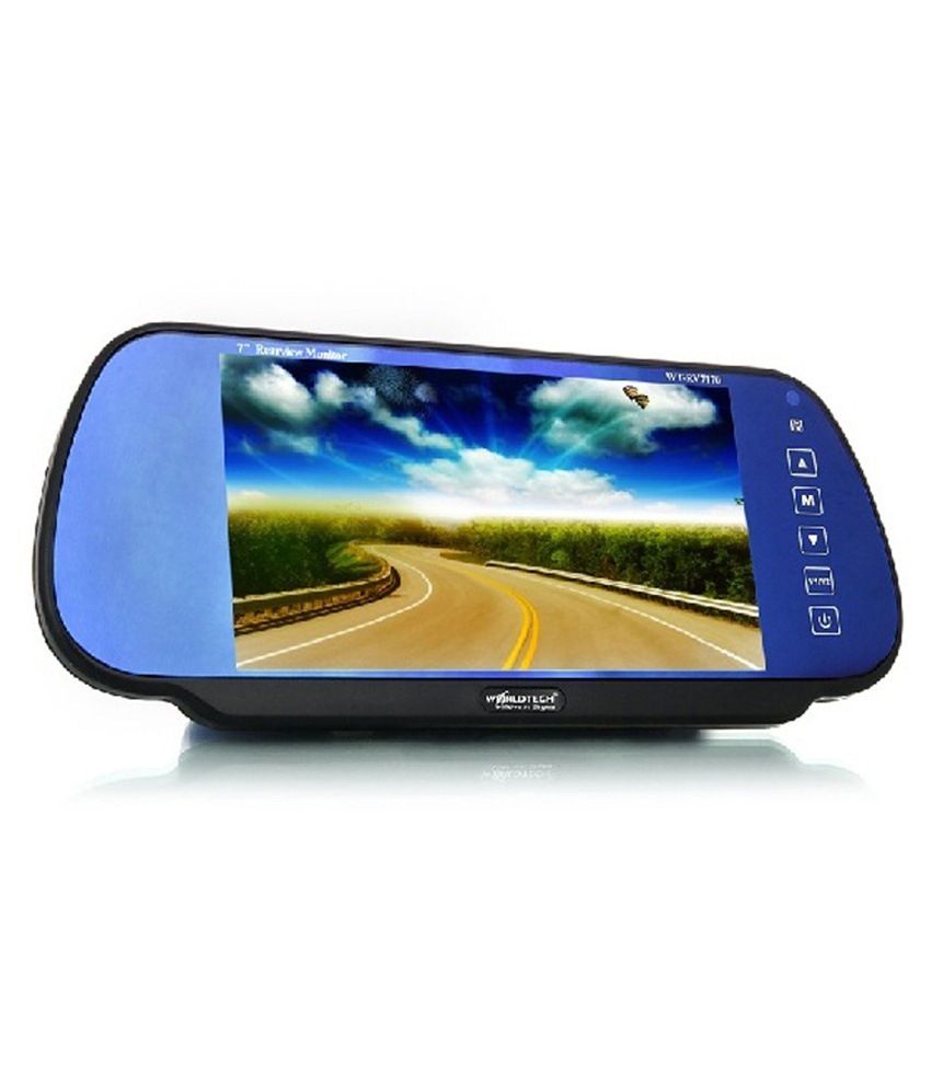 Worldtech Rearview Mirrorwtrv7170 Ledblack Buy Worldtech Rearview