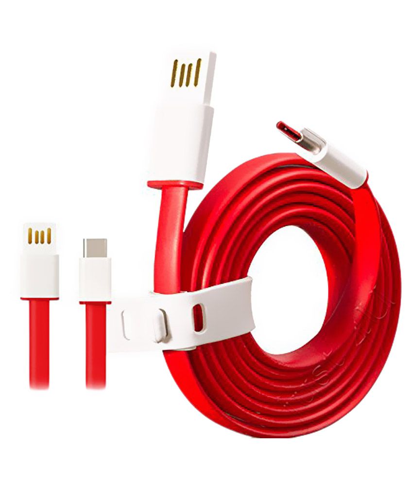     			OnePlus Red Type C Data Cable for Oneplus, LeTv, Google, Motorola, Samsung, Lenovo, Xiaomi, Coolpad, Honor, Nokia, Oppo