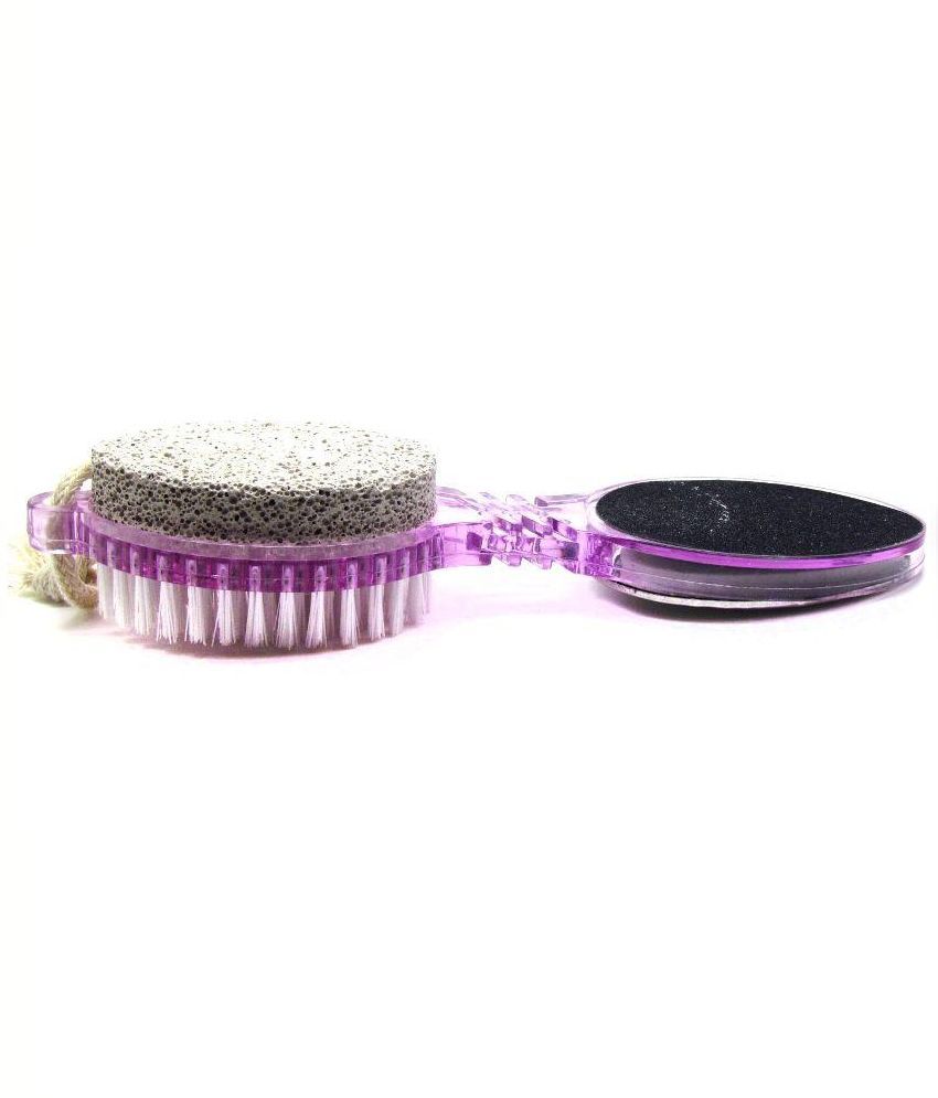 4 Step Multi-use Foot Care Brush Pumice Scrubber Pedicure Paddle: Buy 4 ...