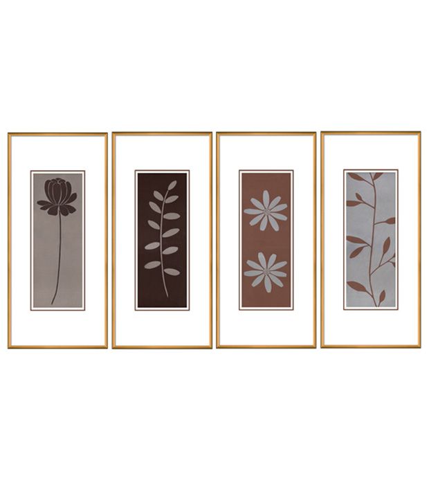 Elegant Arts & Frames Contemporary Metal Framed Art Print Set Of 4 Buy Elegant Arts & Frames
