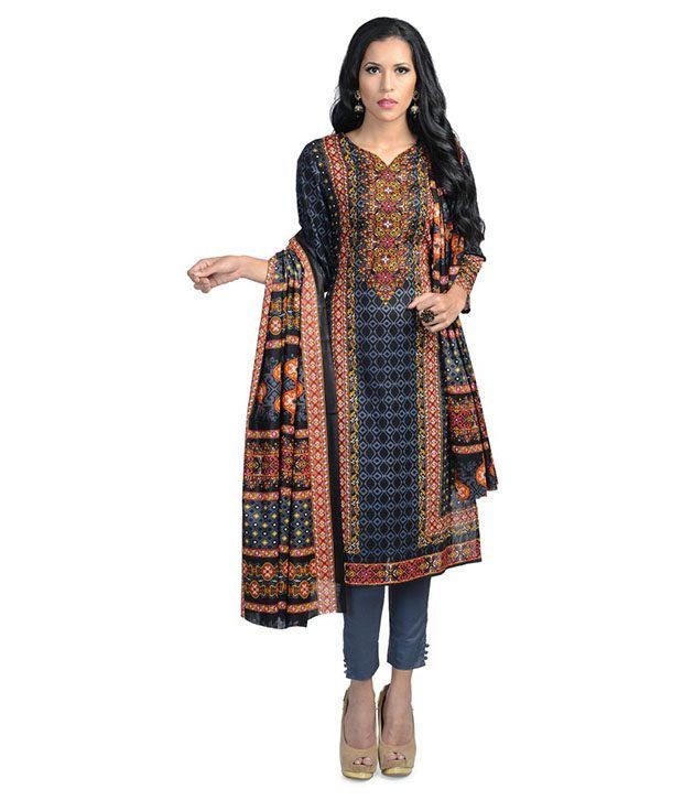cotton pakistani dress material