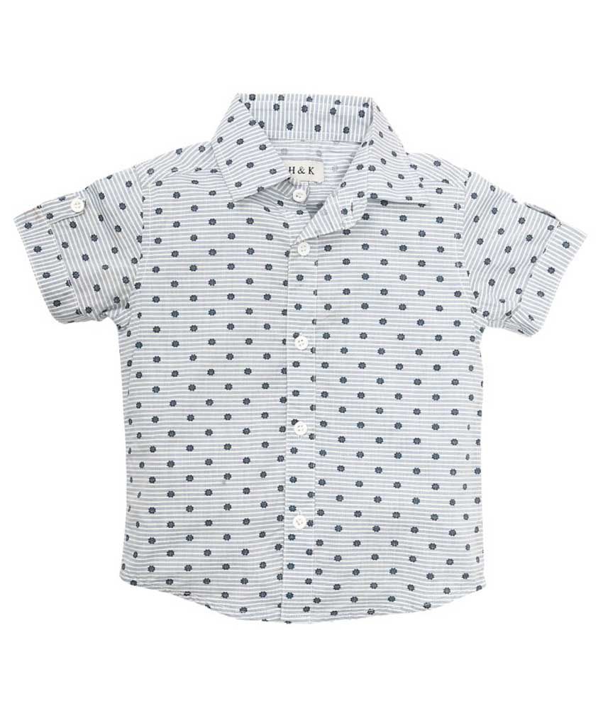 H&K Grey Shirt - Buy H&K Grey Shirt Online at Low Price - Snapdeal