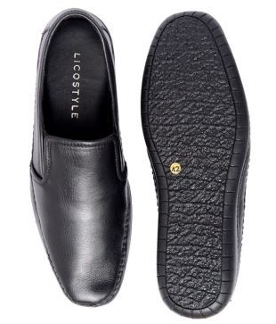 Lico Style Black Formal Shoes Price in 