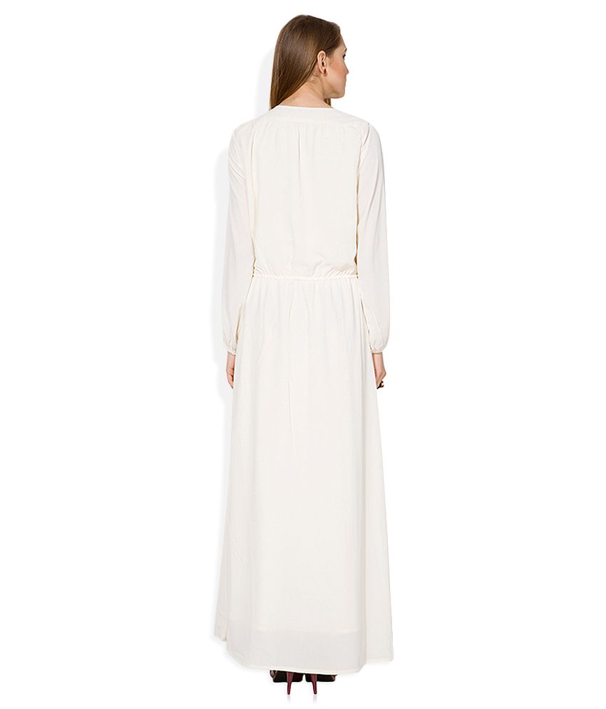 Folklore White Maxi Dress - Buy Folklore White Maxi Dress Online at ...