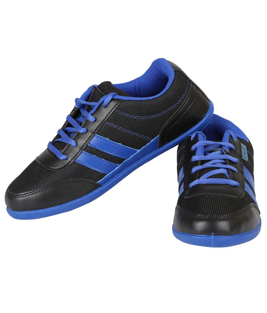 VKC Blue & Black Smart Casuals Shoes - Buy VKC Blue & Black Smart ...