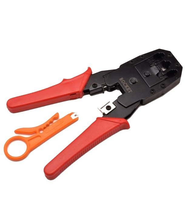 Kem Flow Gold Red Rj45 Crimping Tool With Punching Tool Buy Kem Flow
