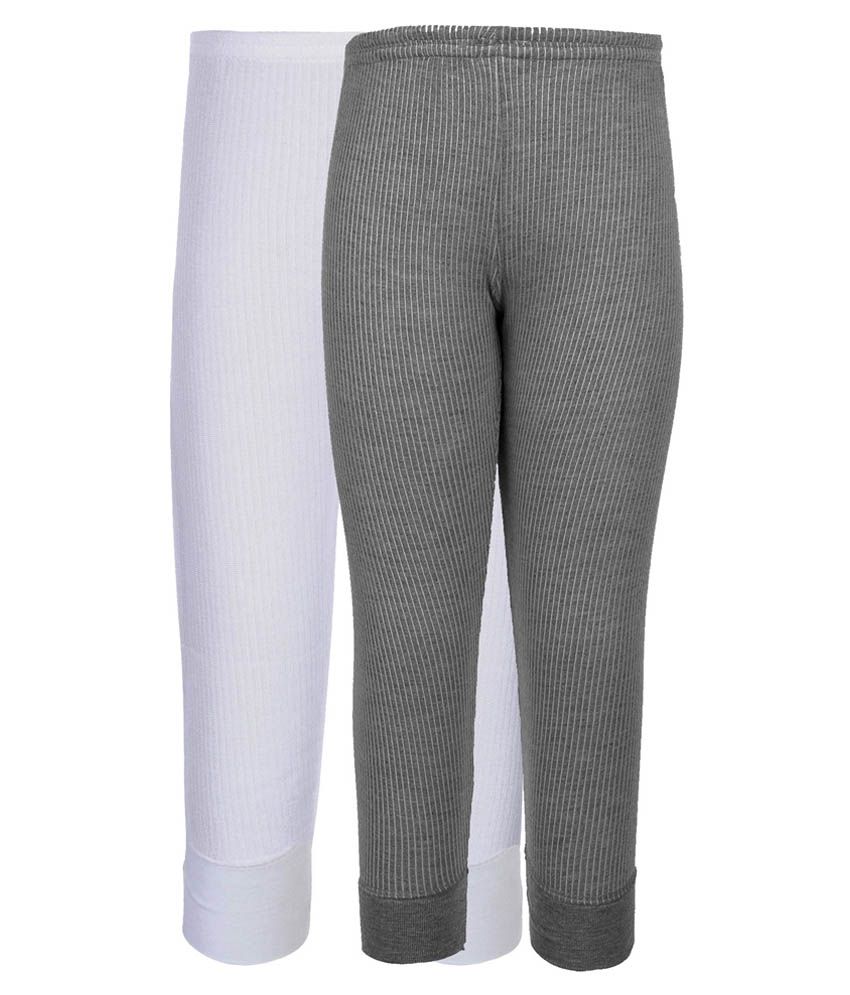     			Selfcare Grey And White Thermal - Set Of 2