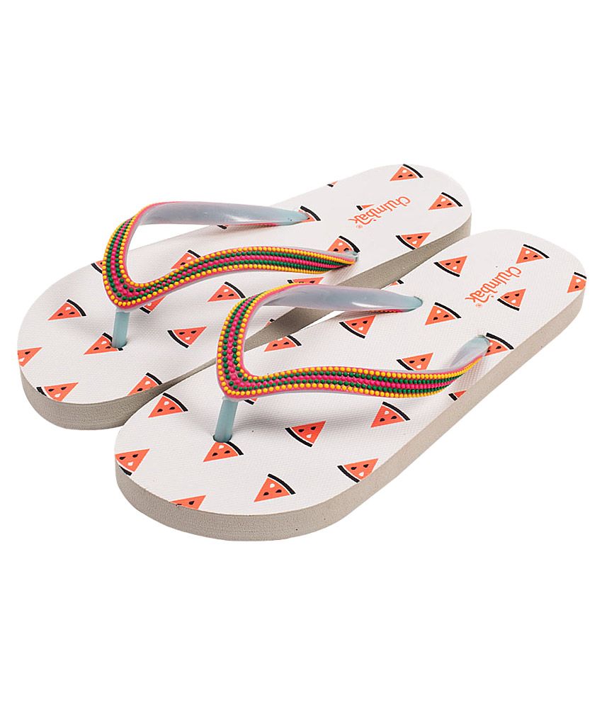 Chumbak Gray Flip Flops Price in India- Buy Chumbak Gray Flip Flops Online at Snapdeal