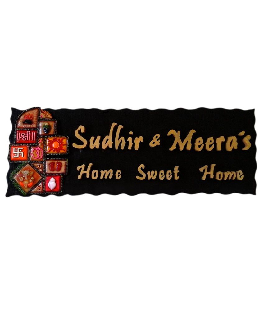 Nameplateswala Brown Vastu Design Wooden Name Plate Buy Nameplateswala Brown Vastu Design Wooden Name Plate At Best Price In India On Snapdeal