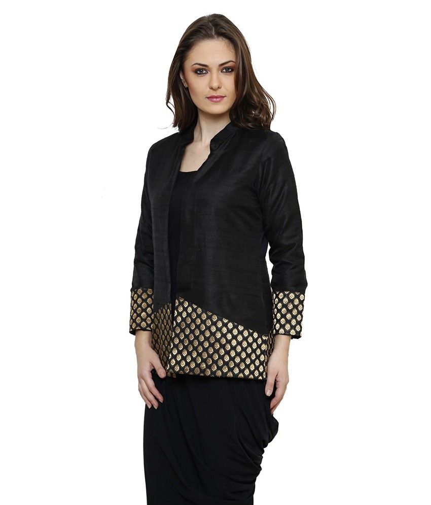 Buy Ritzzy Black Silk Jackets Online at Best Prices in ...