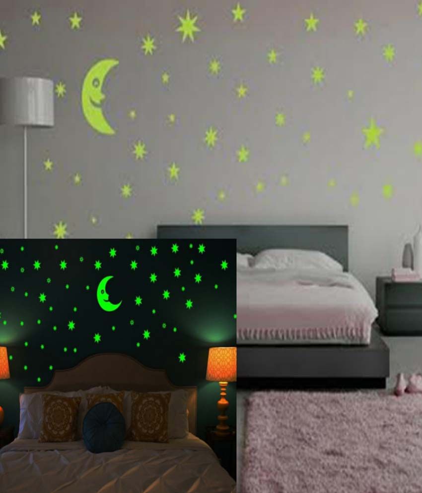Wow Interiors And Decors Ceiling Glowing Star Wall Sticker Wow Interiors And Decors Ceiling Glowing Star Wall Sticker