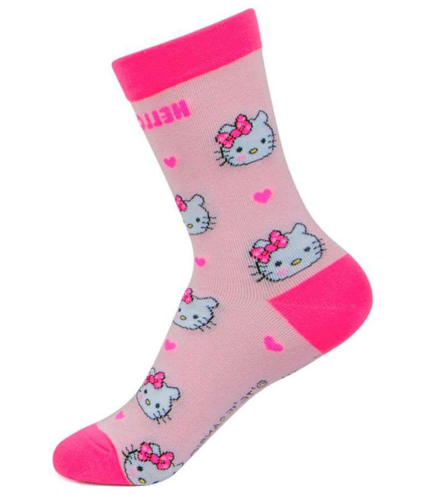Bonjour Multicolour Casual Full Length Hello Kitty Socks For Kids 5 ...