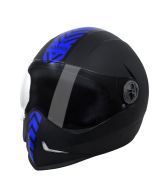 Steelbird - Full Face Helmet - Adonis (Dashing Cool with Blue Sticker) [Size : 60cms]