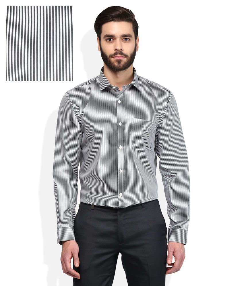 Geoffrey Beene Black Striped Shirt - Buy Geoffrey Beene Black Striped ...