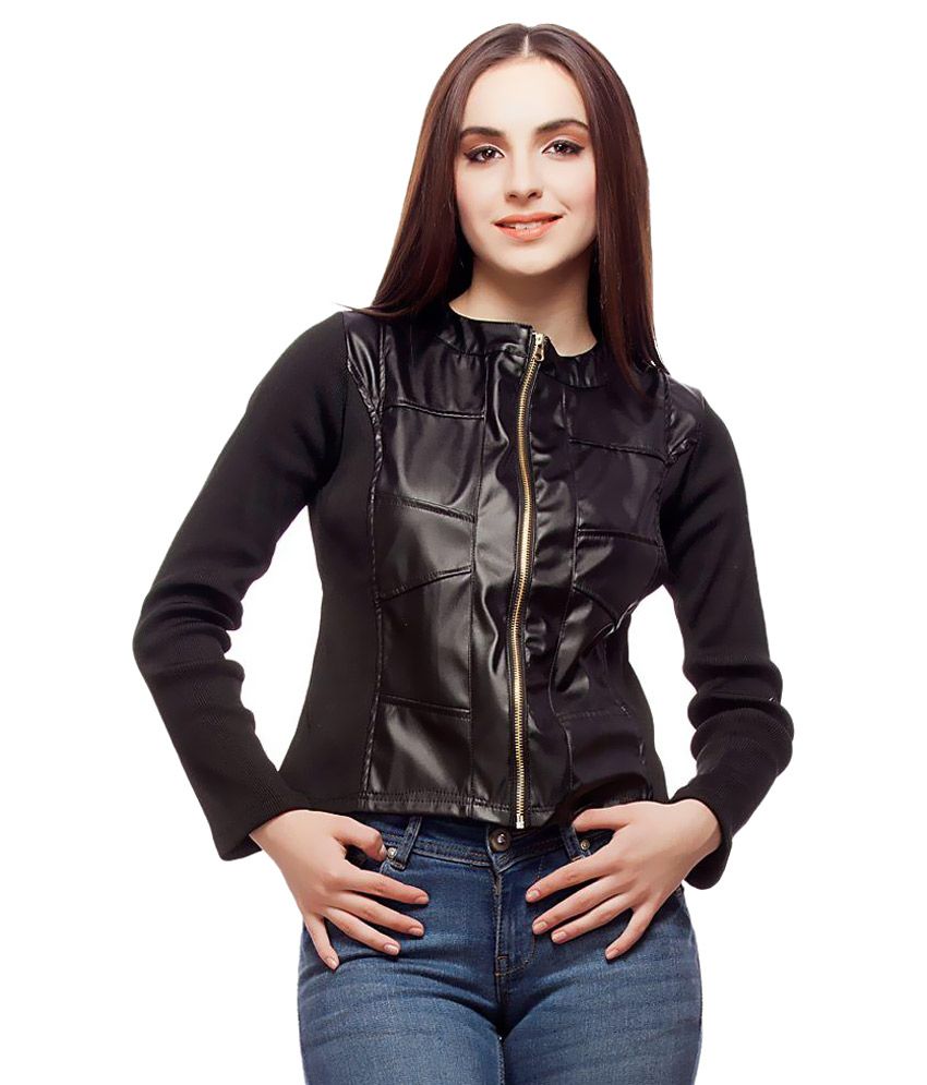 Buy Clo Clu Black Leather Jackets Online at Best Prices in India - Snapdeal