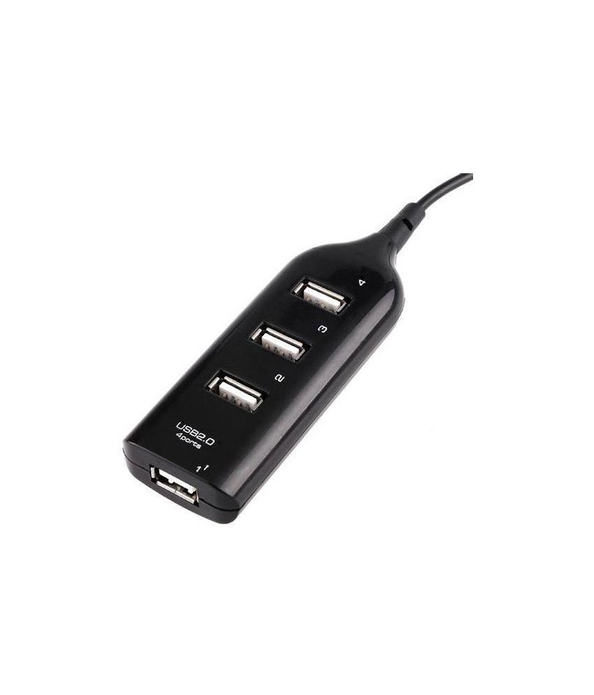 Terabyte Black 4 Port USB Hub (Black) - Buy Terabyte Black 4 Port USB ...