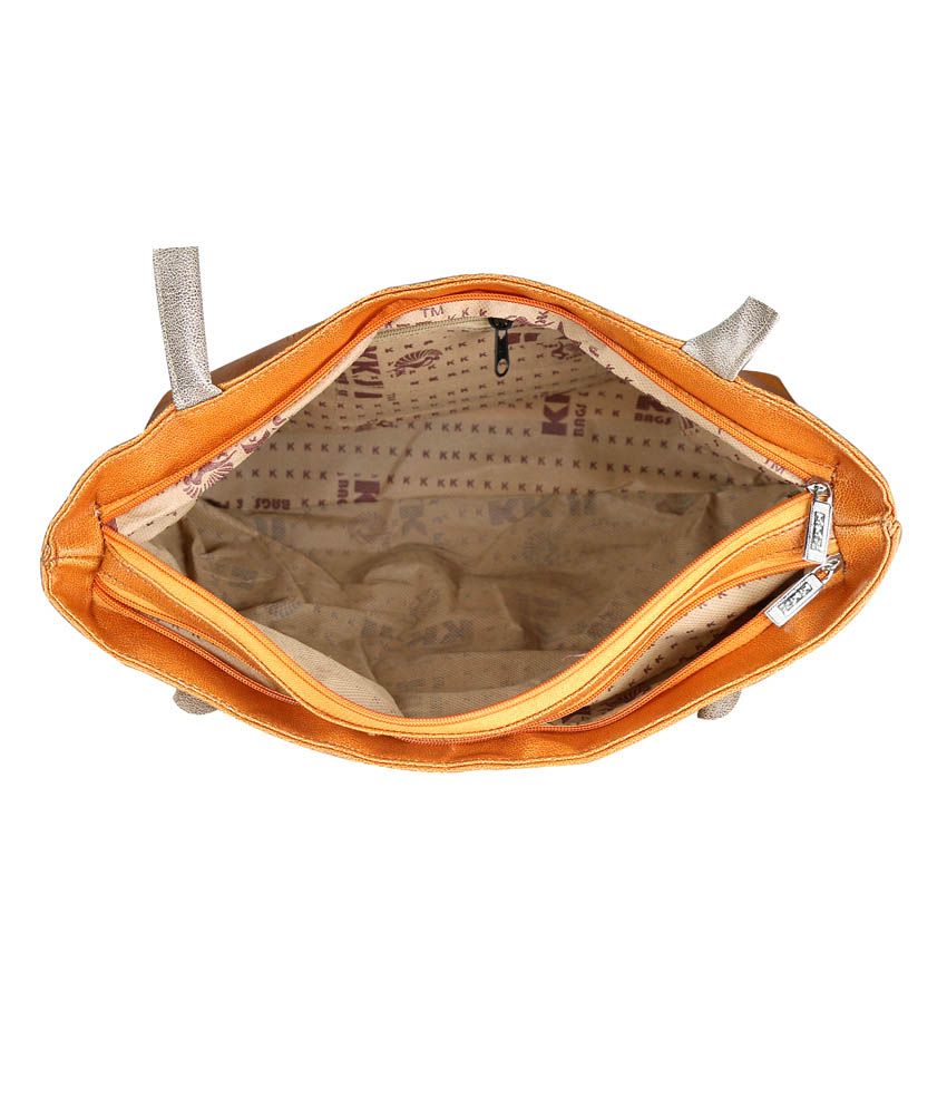 Klazo Tan Non Leather Shoulder Bags Buy Klazo Tan Non Leather