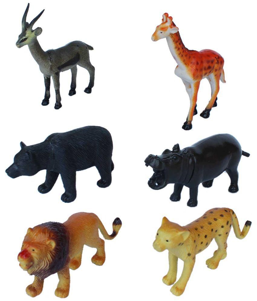 Tootpado Wild Zoo Forest Animals Toy Set - Pack of 6 - Buy Tootpado Wild  Zoo Forest Animals Toy Set - Pack of 6 Online at Low Price - Snapdeal