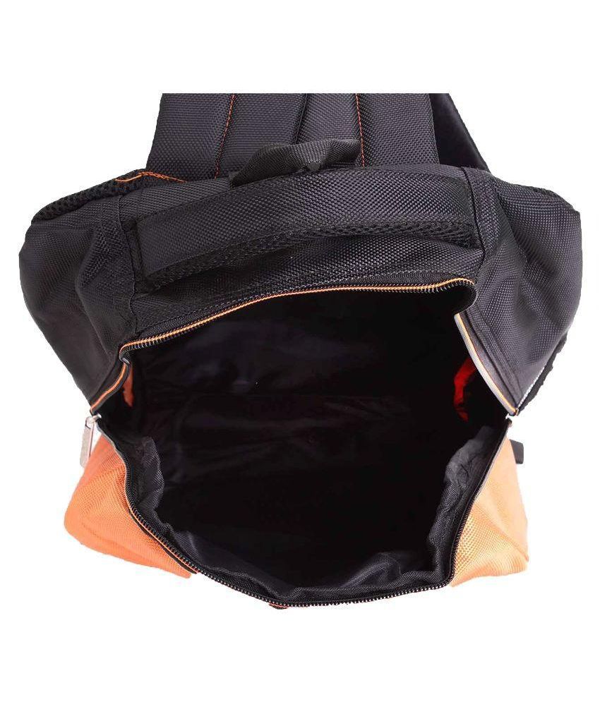 United Colors Of Benetton Orange & Black Laptop Bag - Buy United Colors ...