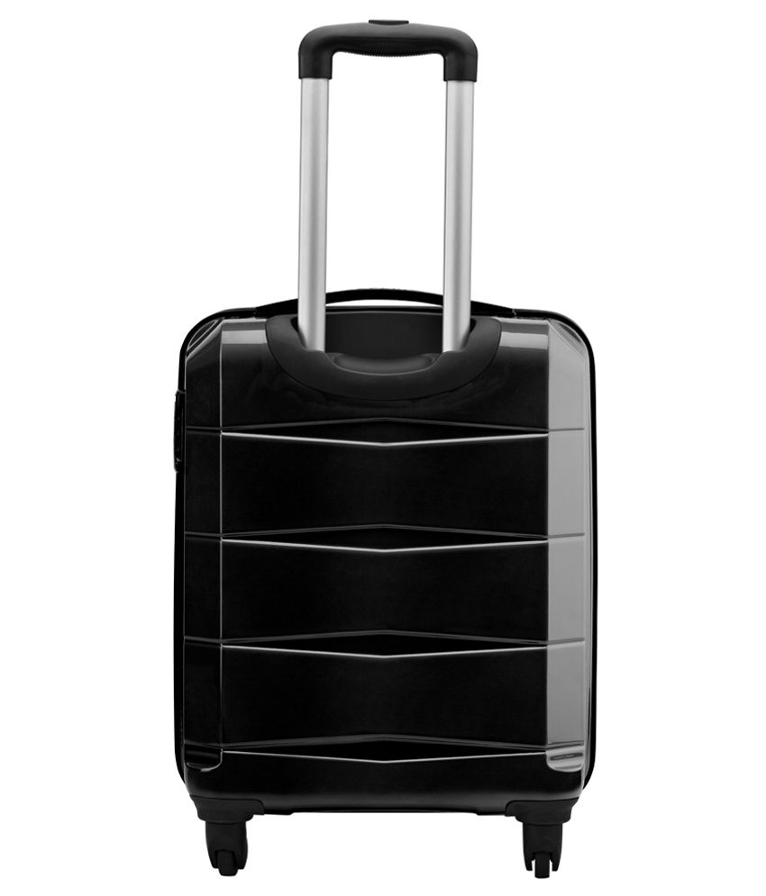 Safari Re-Gloss Black 4 Wheel Hard Luggage-Size Medium (Between 61 Cm ...