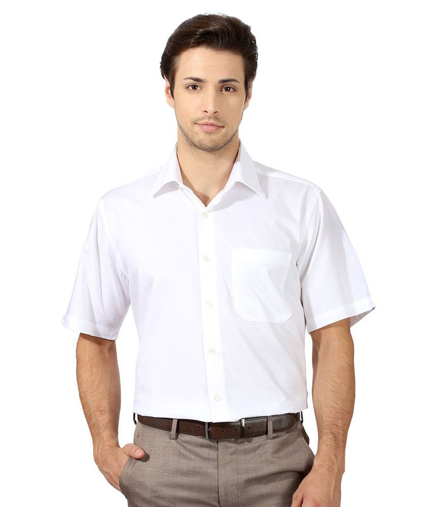 white casual shirt men's