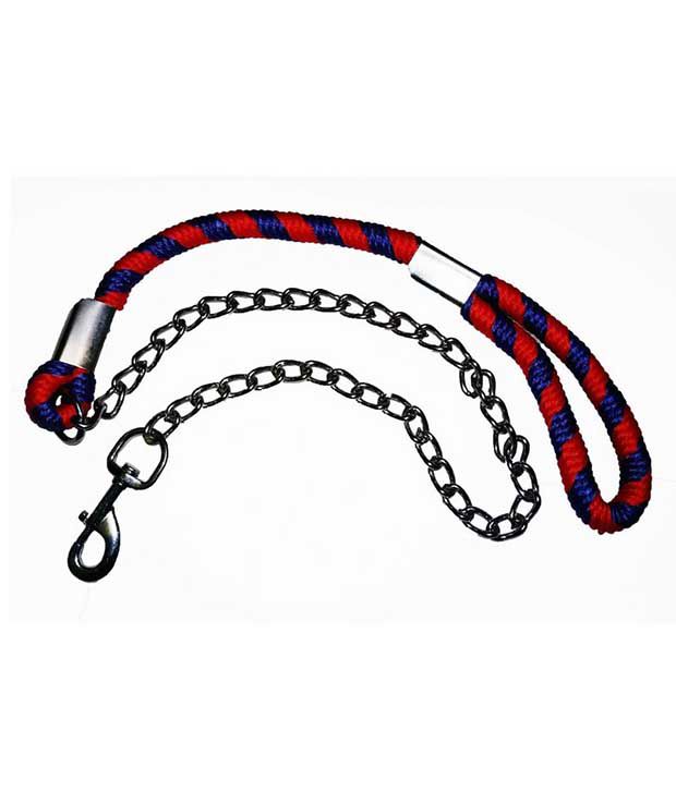     			Pet Club51 Red Stainless Steel Dog Chain With Padding
