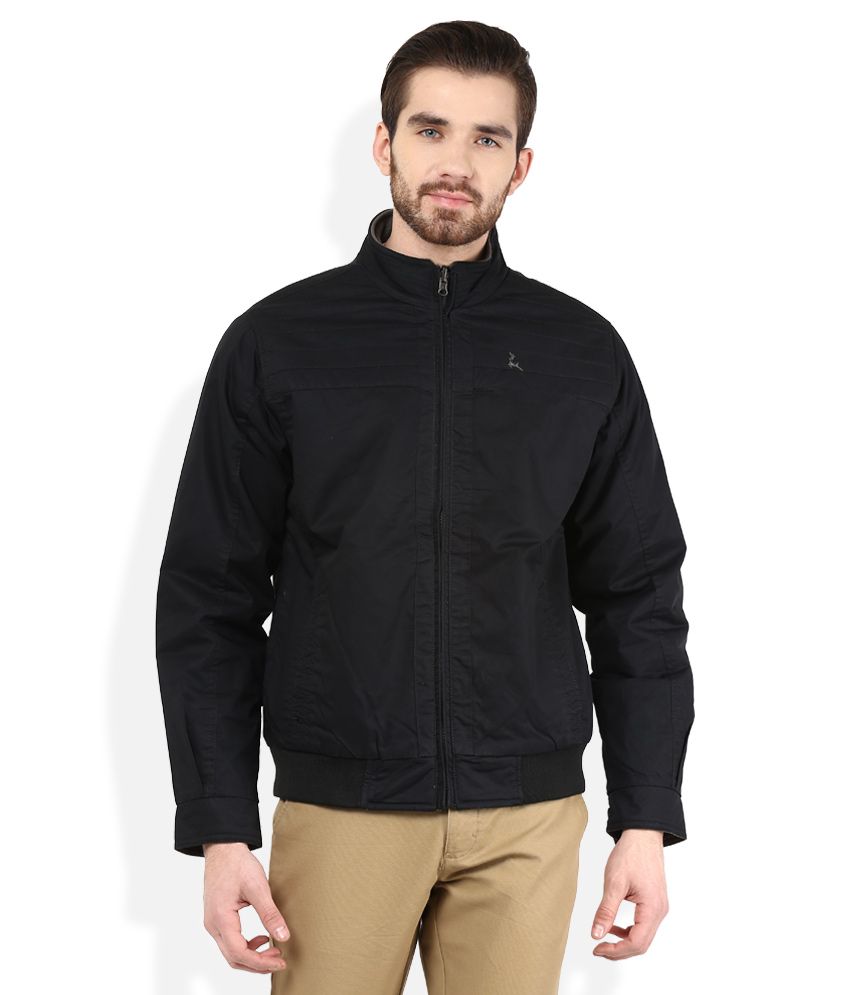 parx full sleeve solid men jacket