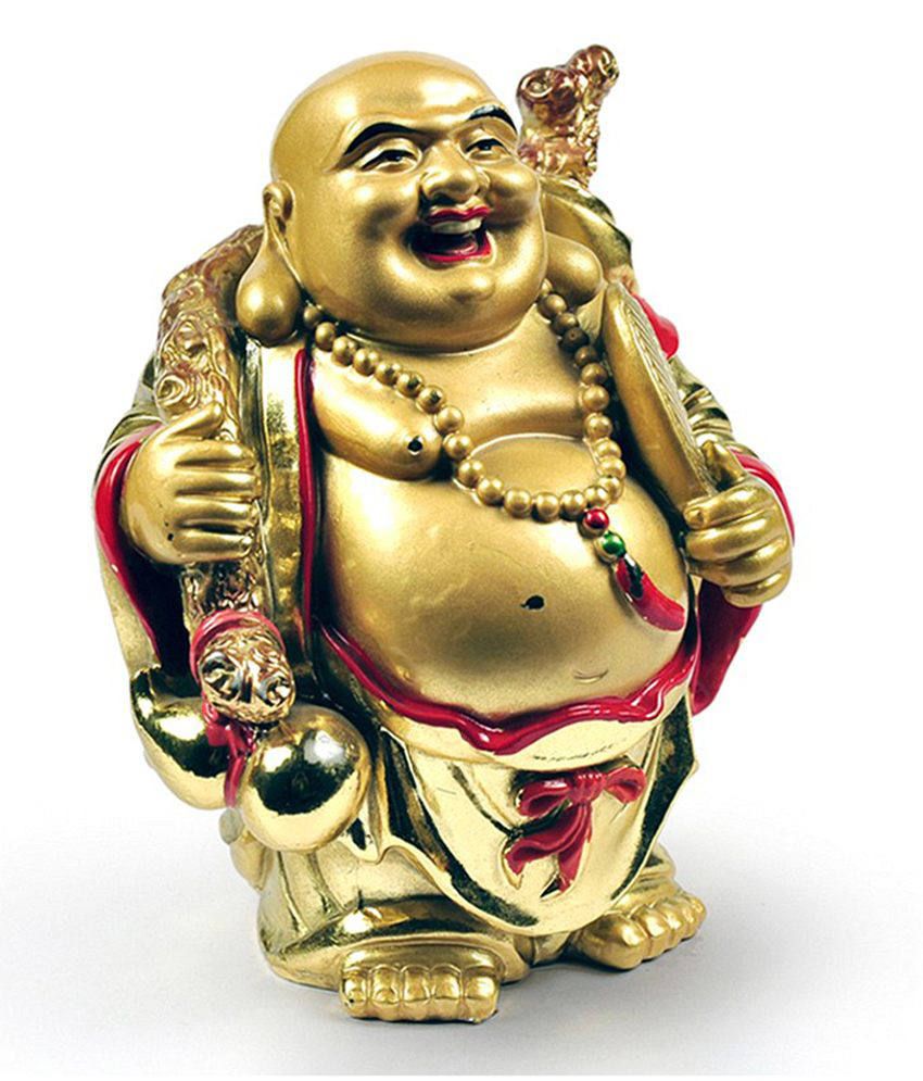     			Future Oracle Glossy Resin Vastu Feng Shui Laughing Buddha