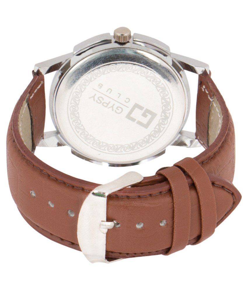 Gypsy Club Brown Wrist Watch For Men - Buy Gypsy Club Brown Wrist Watch ...