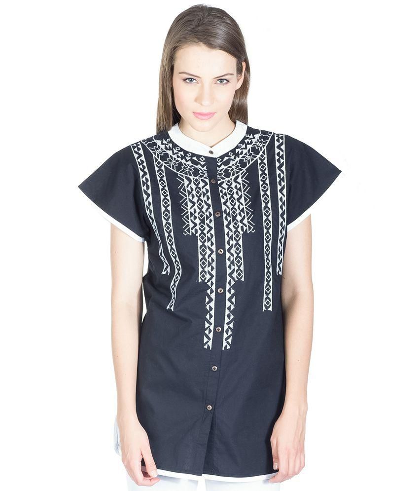 Buy Miss Chick Black Cotton Shirts Online at Best Prices in India ...