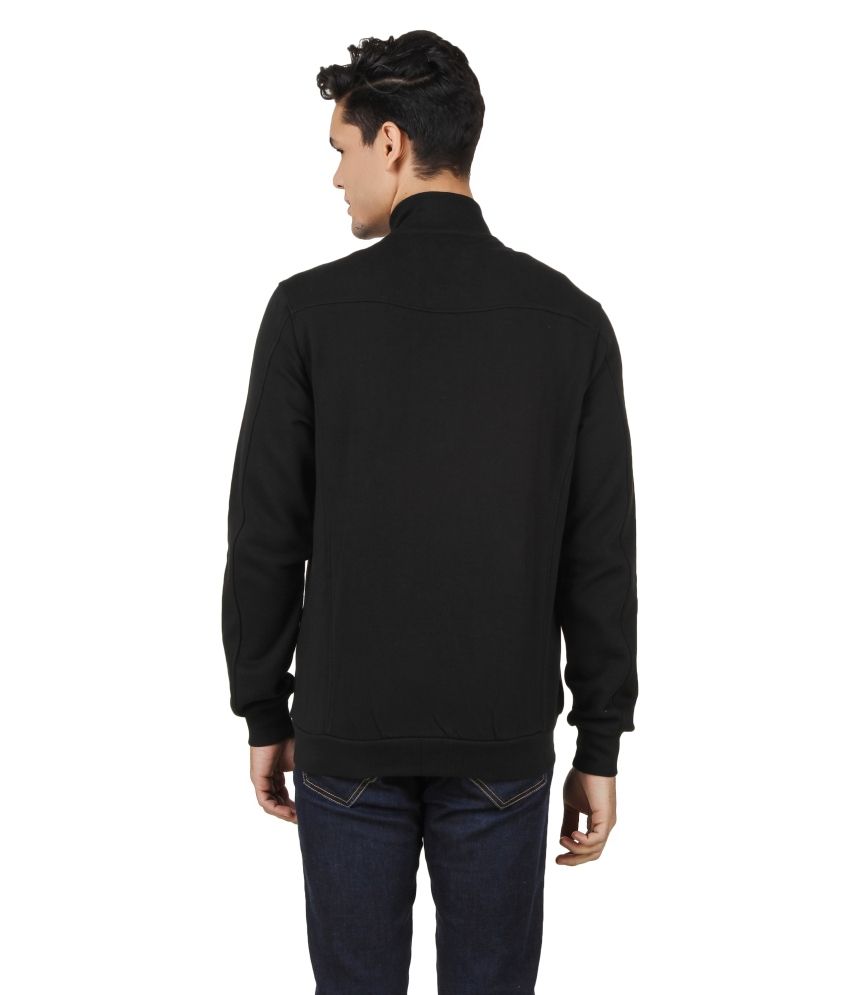 plain black full sleeves top