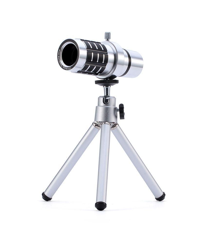 Mobilegear 12X Optical Zoom Telescope Mobile Camera Lens Kit with Back