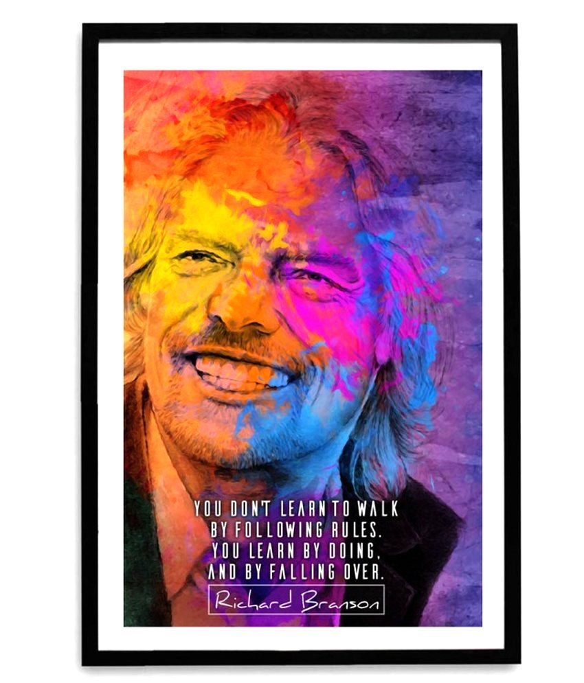 Speaking Walls Richard Branson Artwork Poster Buy Speaking Walls Richard Branson Artwork Poster At Best Price In India On Snapdeal