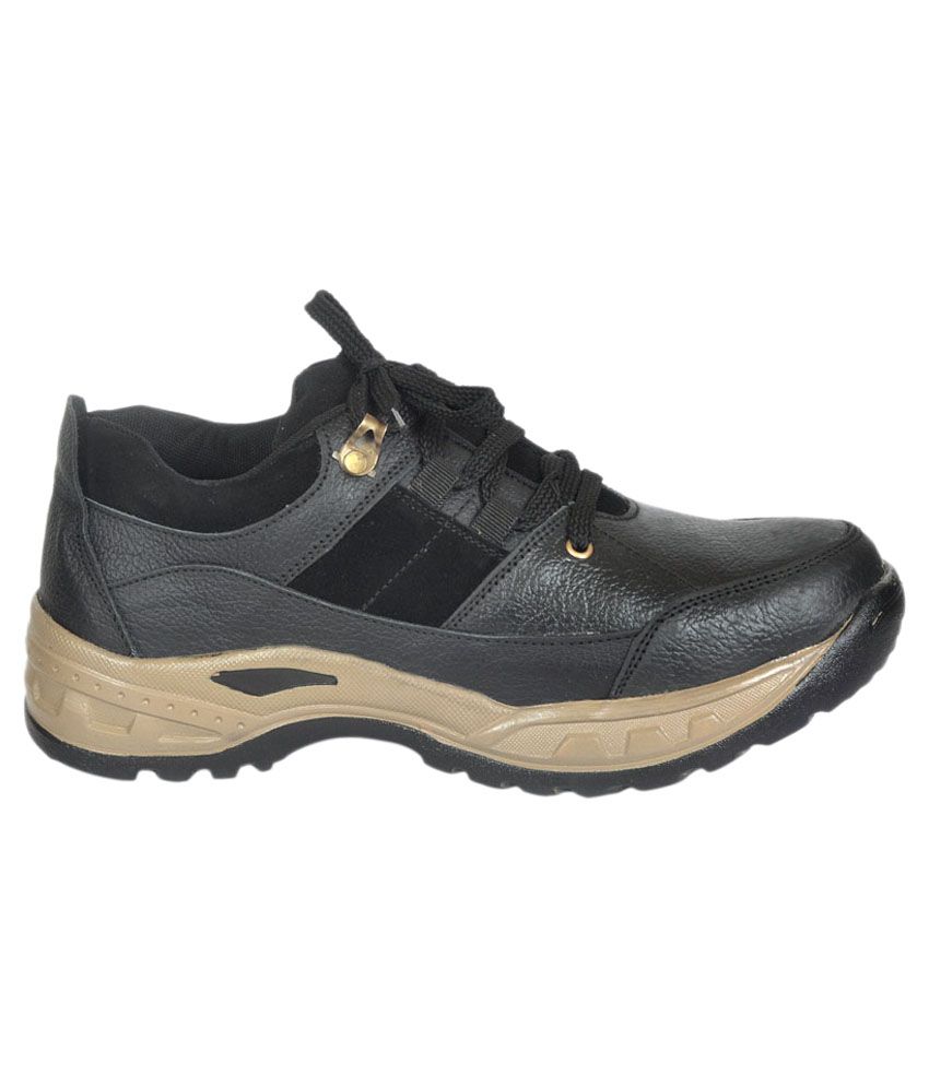 Buy JK Port Black Safety shoes Online 