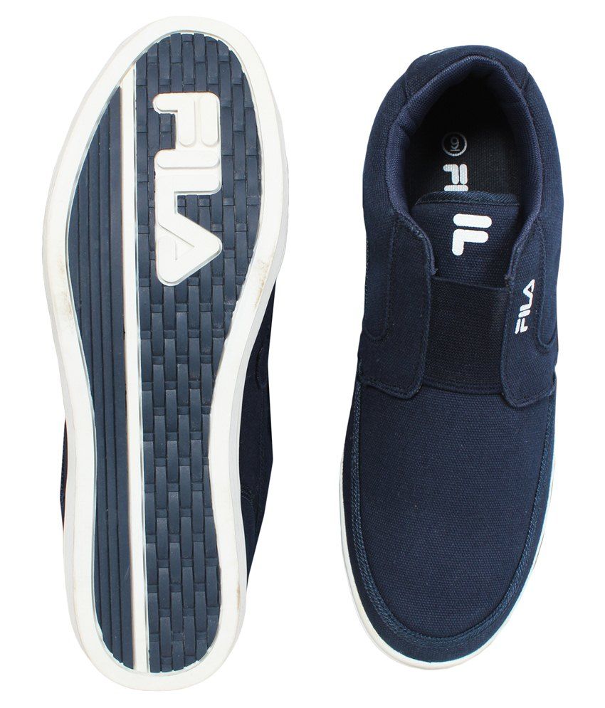 navy fila shoes