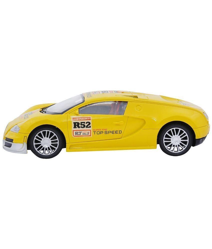 Fully Loaded Radio Control Car Yellow Sports Model Buy Fully Loaded