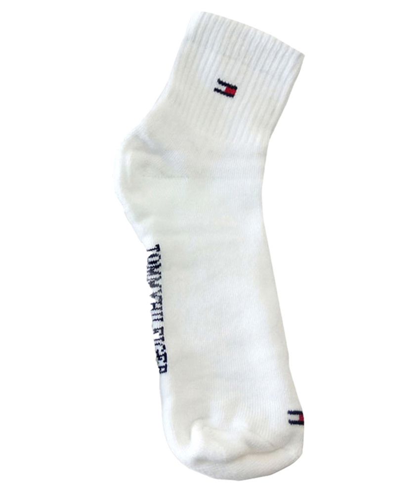 Tommy Hilfiger Multicolour Cotton Ankle Length Socks Pack Of 3 - Buy ...