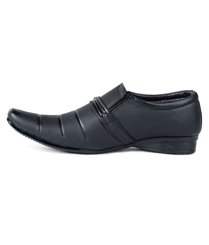 Buy Aadi - Black Men's Slip On Formal Shoes Online at Best Price in ...
