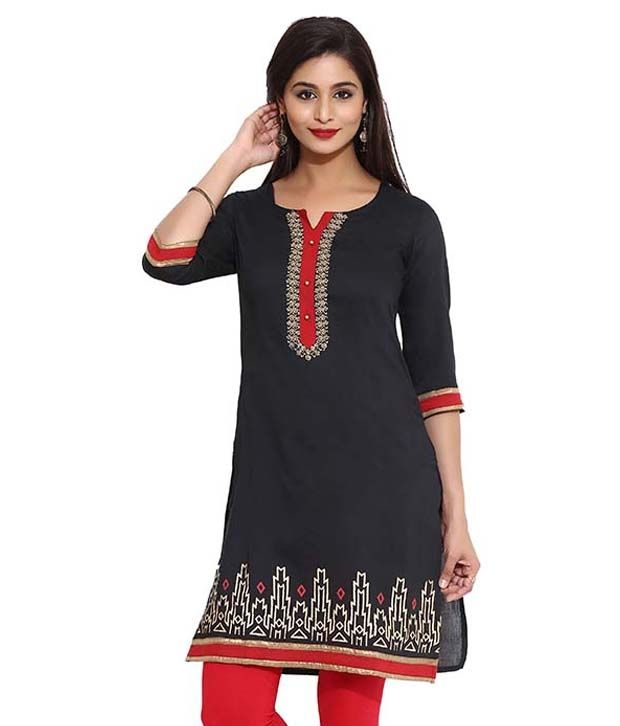 polyester kurti
