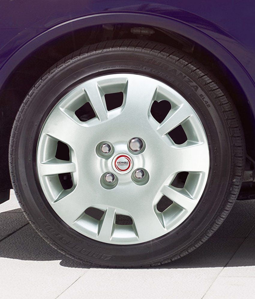 Hotwheelz Silver Sporty Wheel Cover For Toyota I20 Buy Hotwheelz