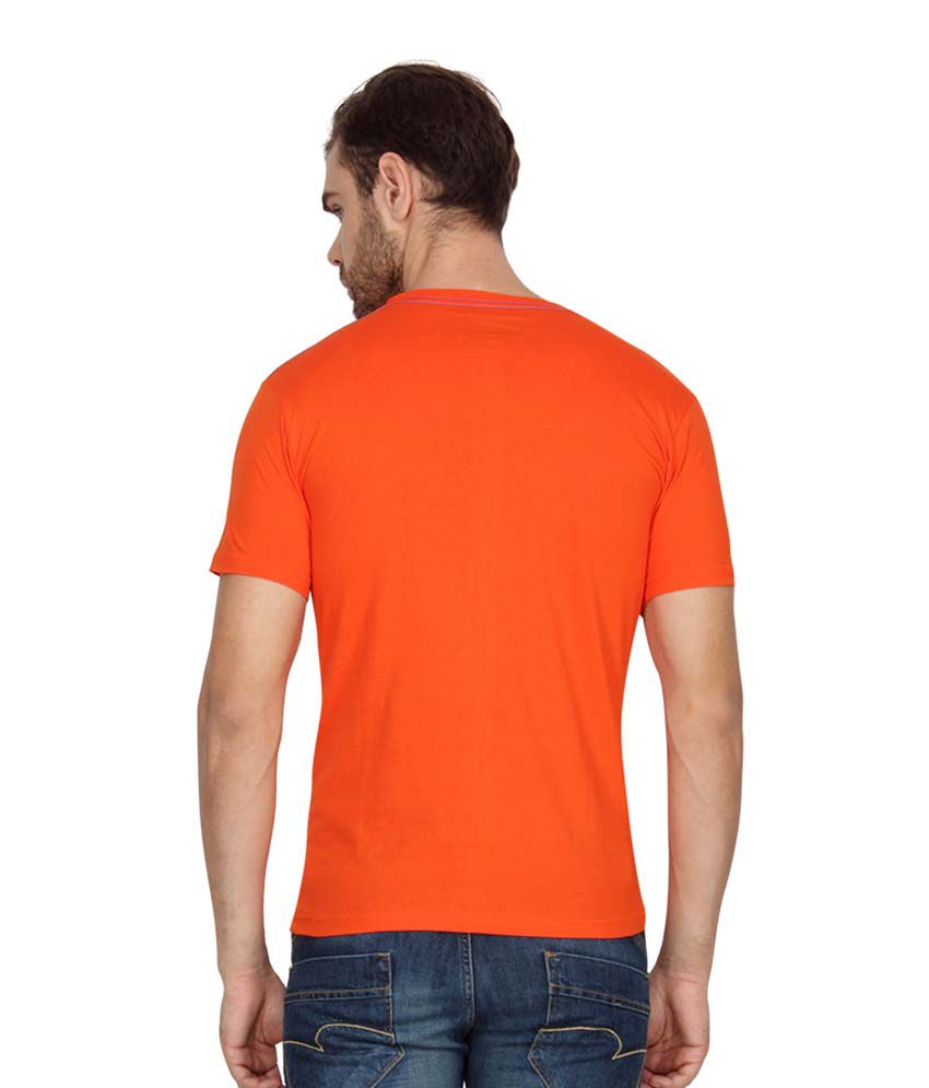 Pepe Jeans Orange Cotton T- Shirt - Buy Pepe Jeans Orange Cotton T ...