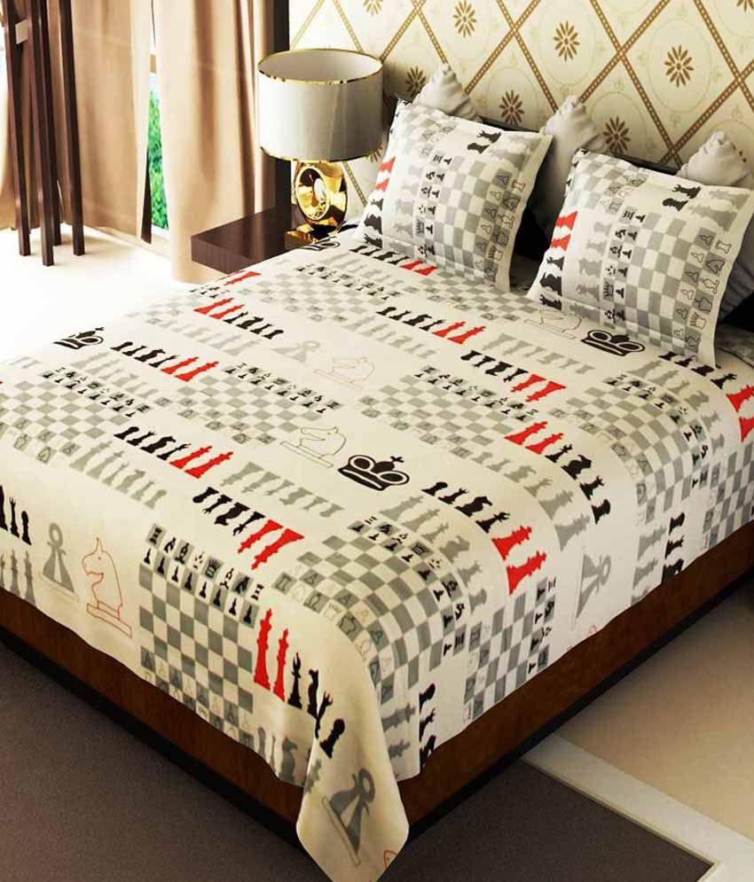 Canadian Icon Multicolour Cotton Bed Sheet Buy Canadian Icon