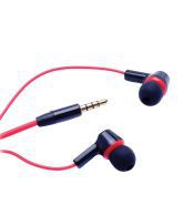 Zebronics EM500 Earbuds Wired Earphones With Mic Red
