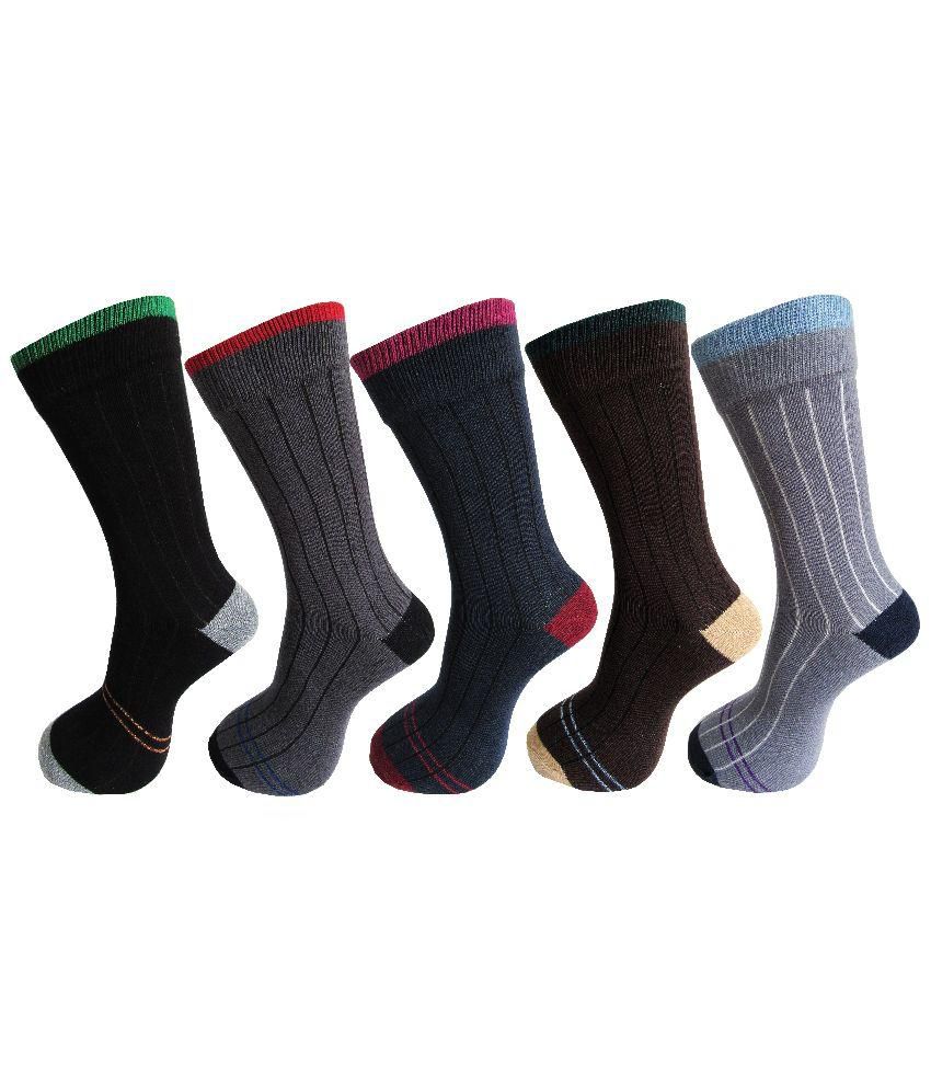     			RC. Royal Class Multicolour Cotton Socks for Men - Pack of 5