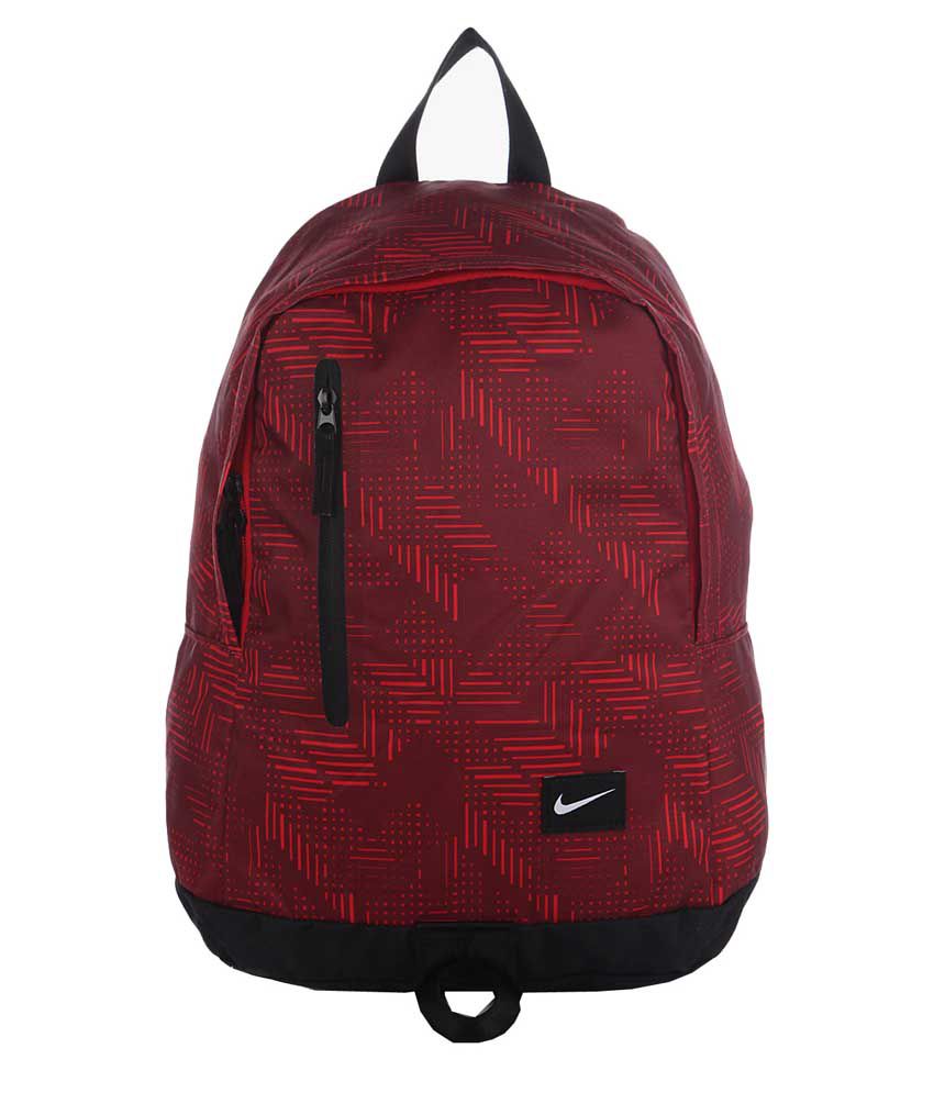 maroon backpack nike
