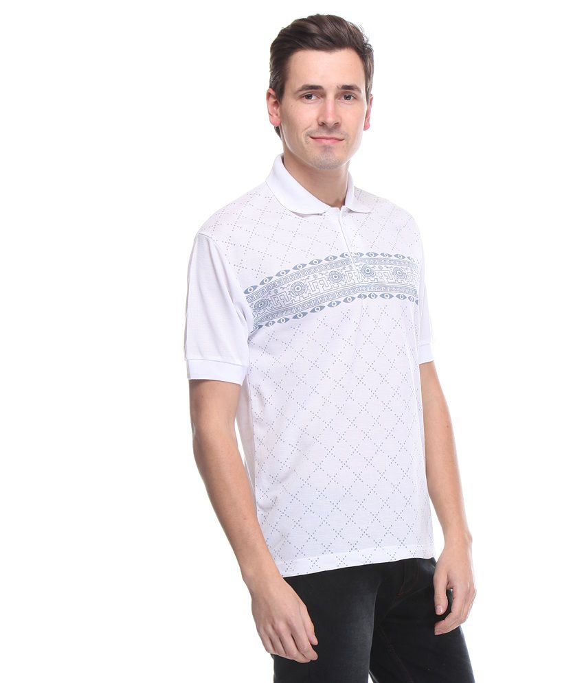 Opg White Half Sleeve Polo T-shirt - Buy Opg White Half Sleeve Polo T ...
