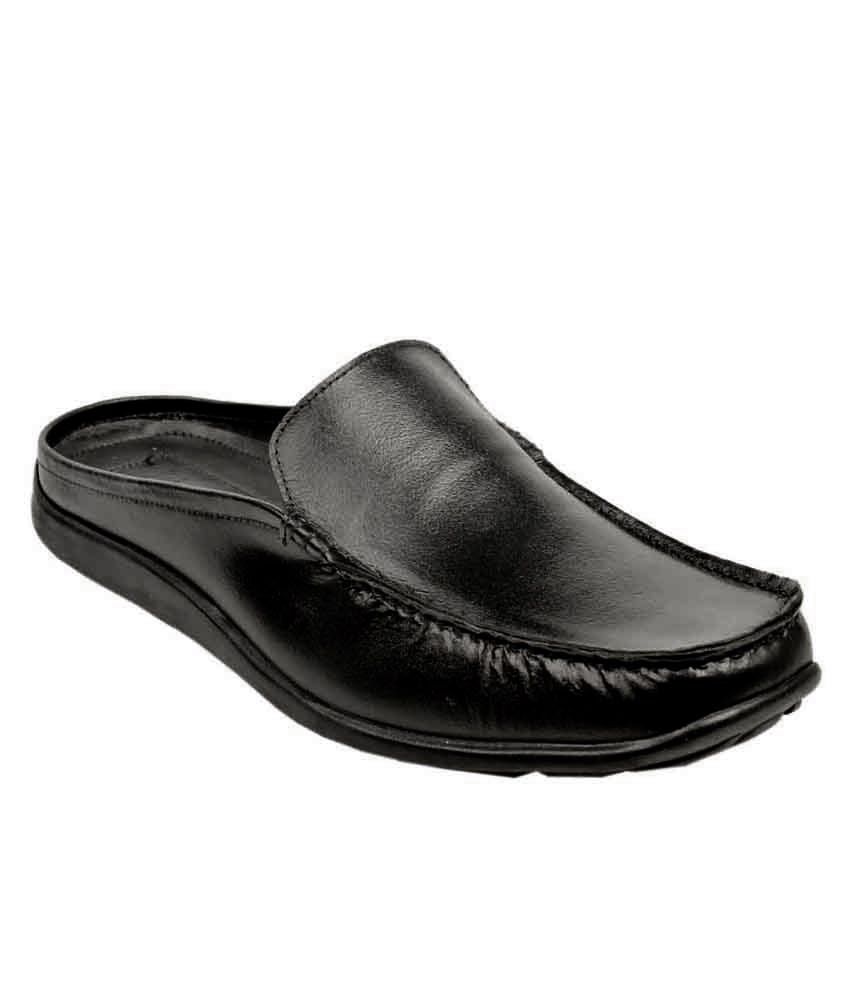 Papa Black Mules Shoes - Buy Papa Black Mules Shoes Online at Best ...